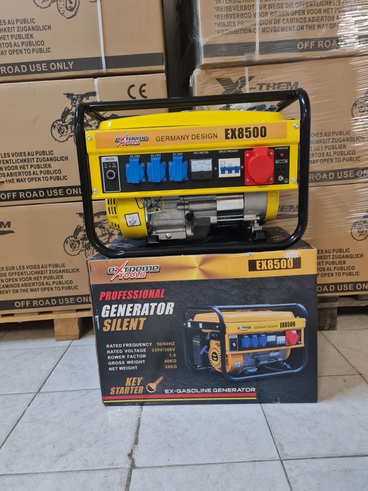 Gerador gasolina de 8500 watts novo