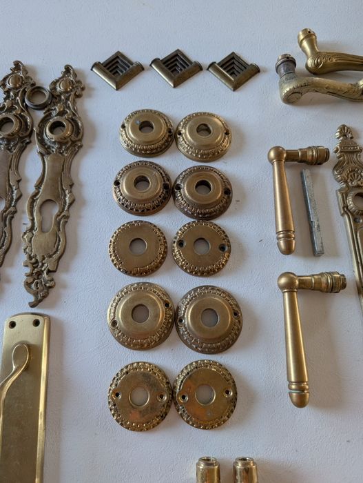 Mosiądz miedź stał klamki szyldy uchwyty