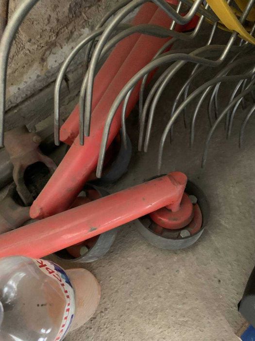 Граблі колісно-пальцеві "Сонечко" на 5 коліс, граблі-ворушилка.