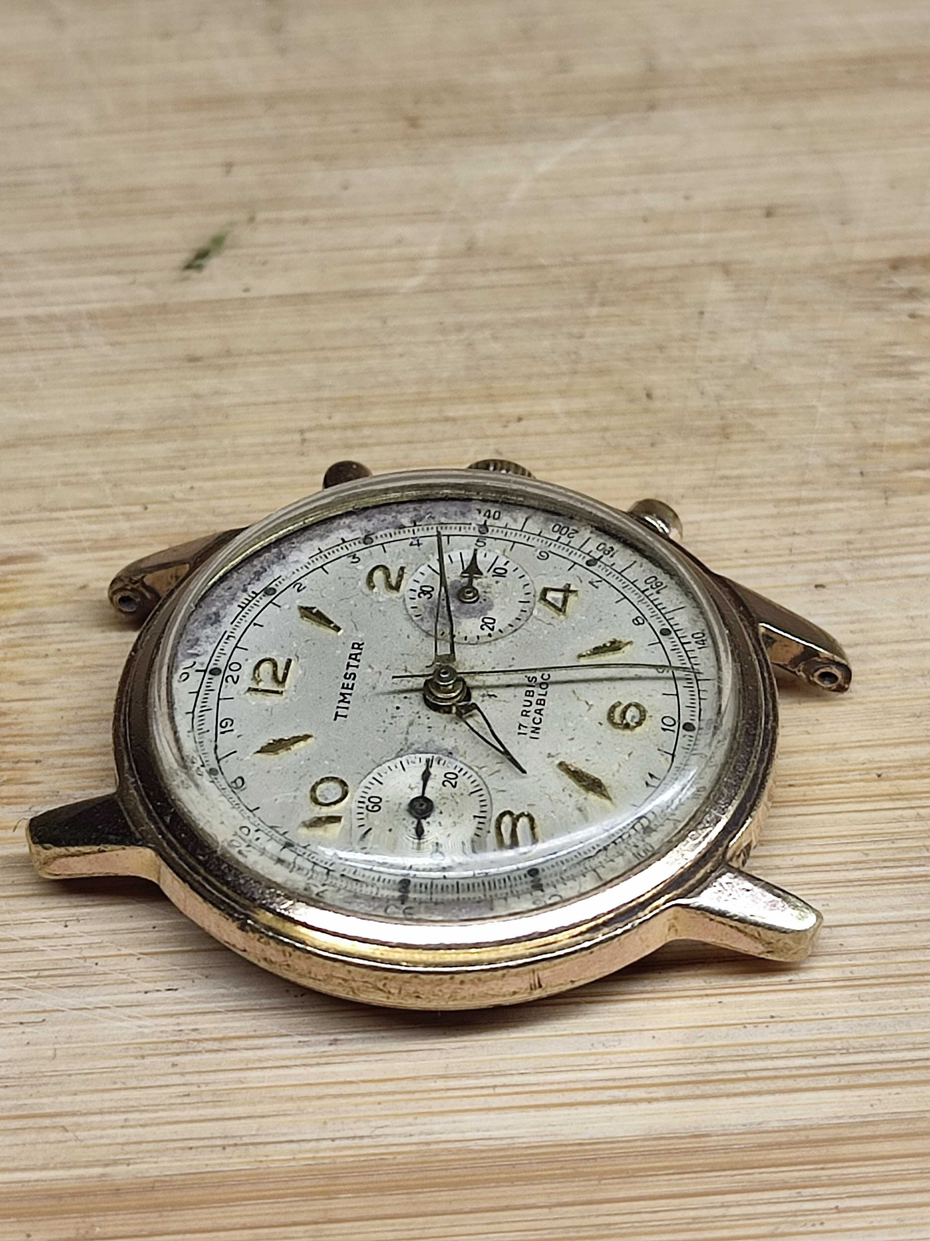 Chronograph TIMESTAR. Venus 188. Vintage.