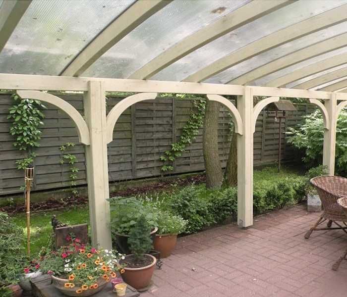 Zadaszenie tarasu, wiata, carport, garaż, konstrukcja, łuk 450x525 cm