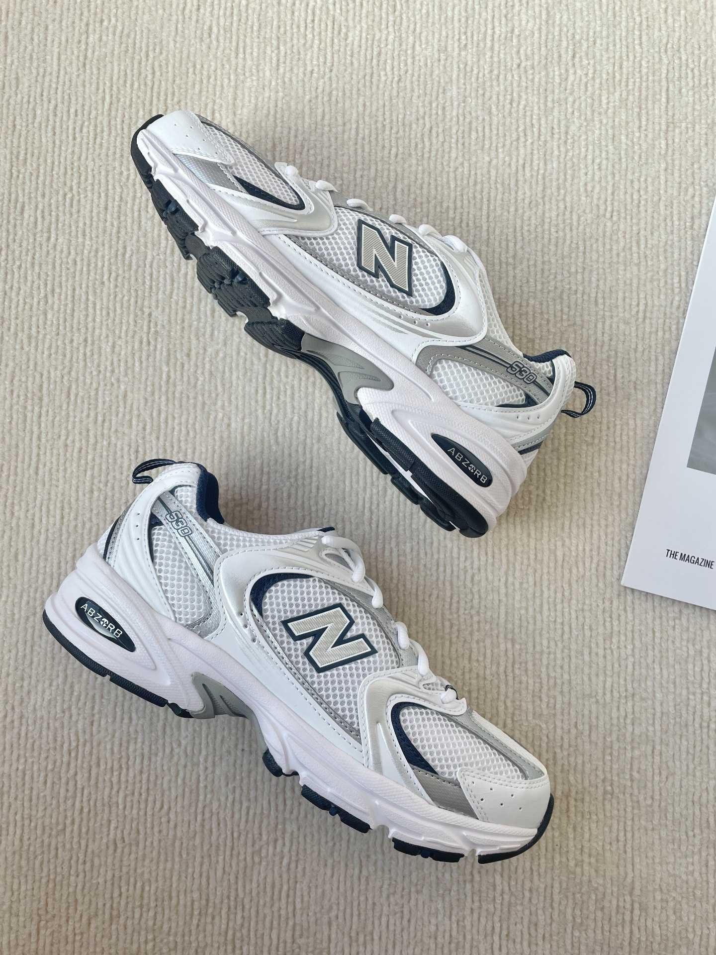 buty New Balance530_WhiteSilverNavy R.38