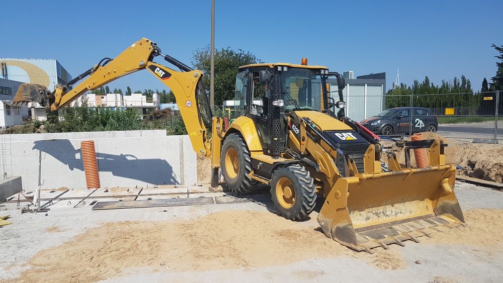 Wykop Fundamentów, Prace ziemne, Koparka, Wywrotka, Cat, Wykopy