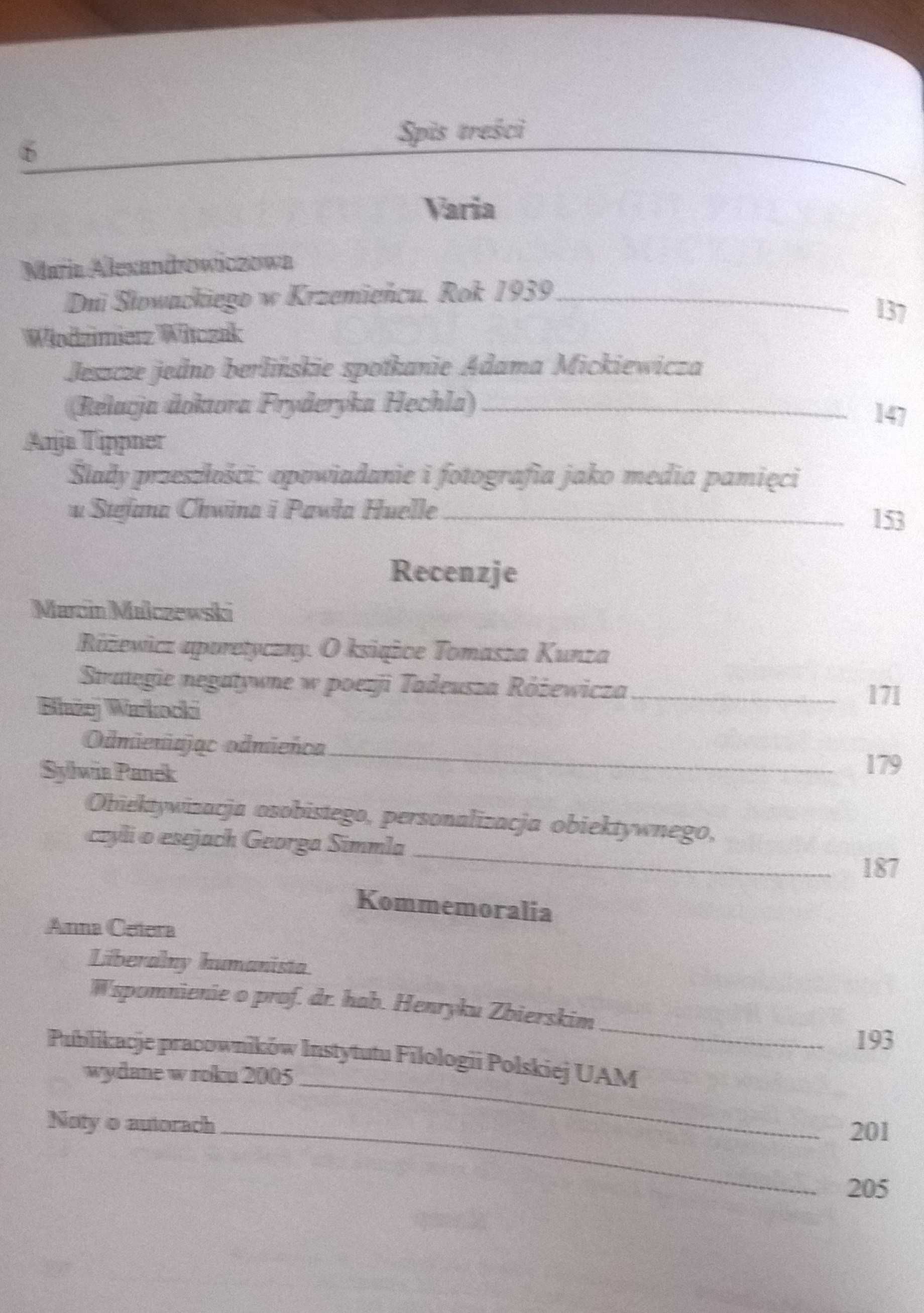 Poznańskie Studia Polonistyczne Przemysław Czapliński