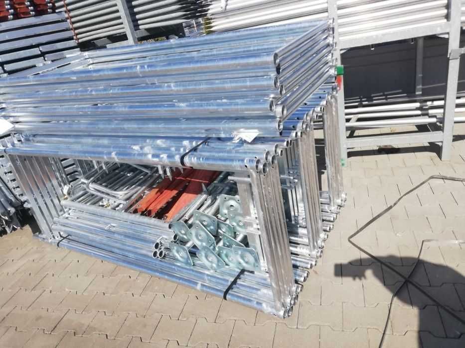 Rusztowanie ramowe plettac pletak 127 m2 15x8,5 m