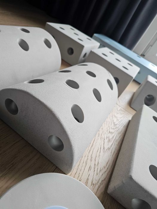 MODU Dreamer set – Kreatywne klocki rozwijające motorykę dużą, szary