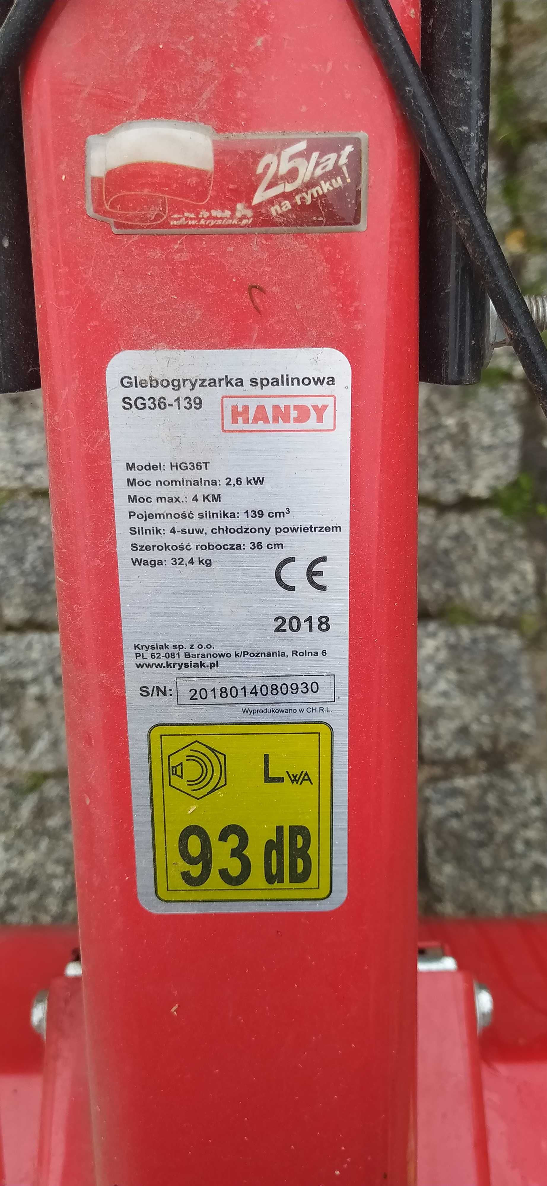 Glebogryzarka Handy SG36-139