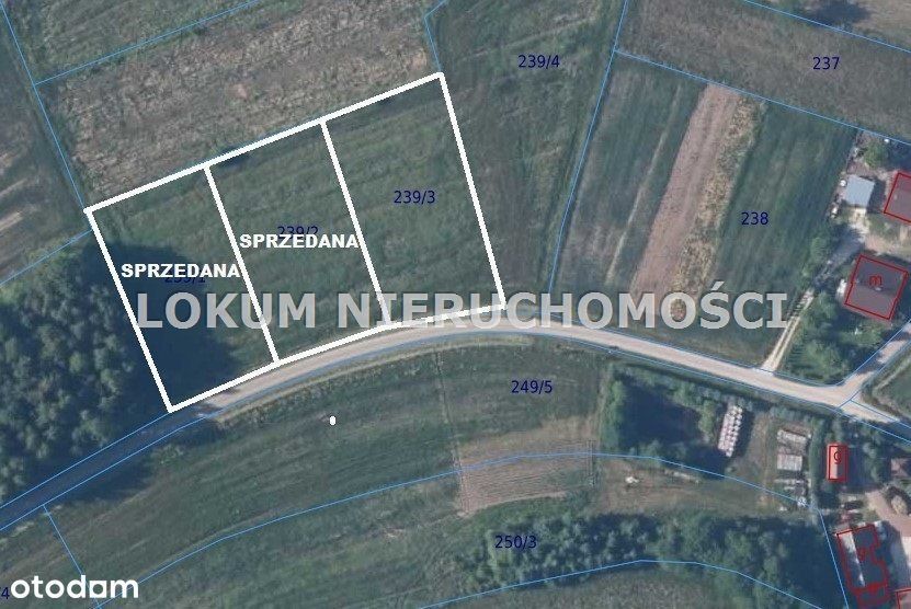 Świeżo Wydzielona Działka Budowlana.