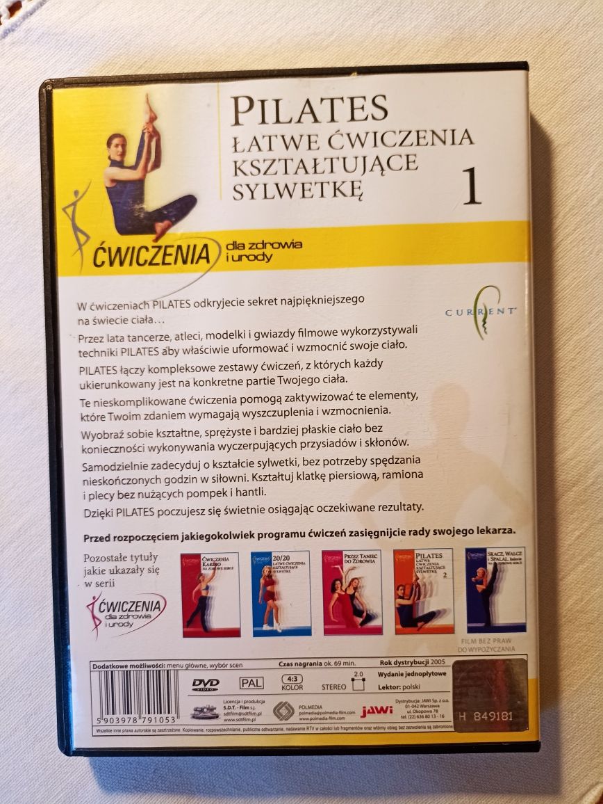 Pilates ćwiczenia CD DVD