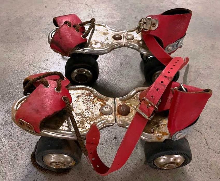 Patins vintage anos 70 ajustáveis