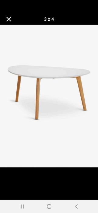 Stolik  120x60 blat biały