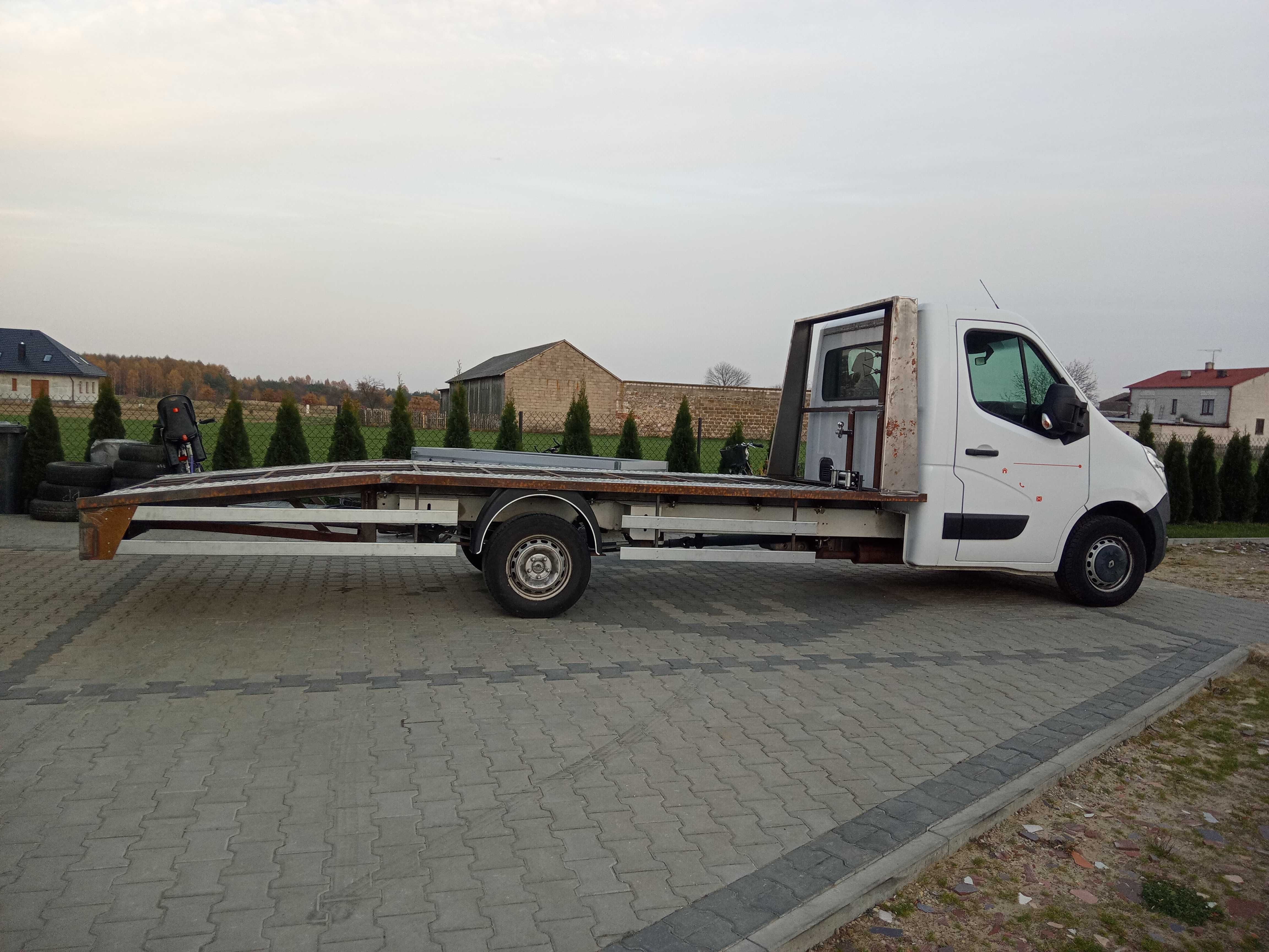 Najazd laweta autolaweta pomoc drogowa ducato master iveco lt vw