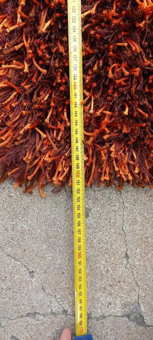 Carpete castanho laranja