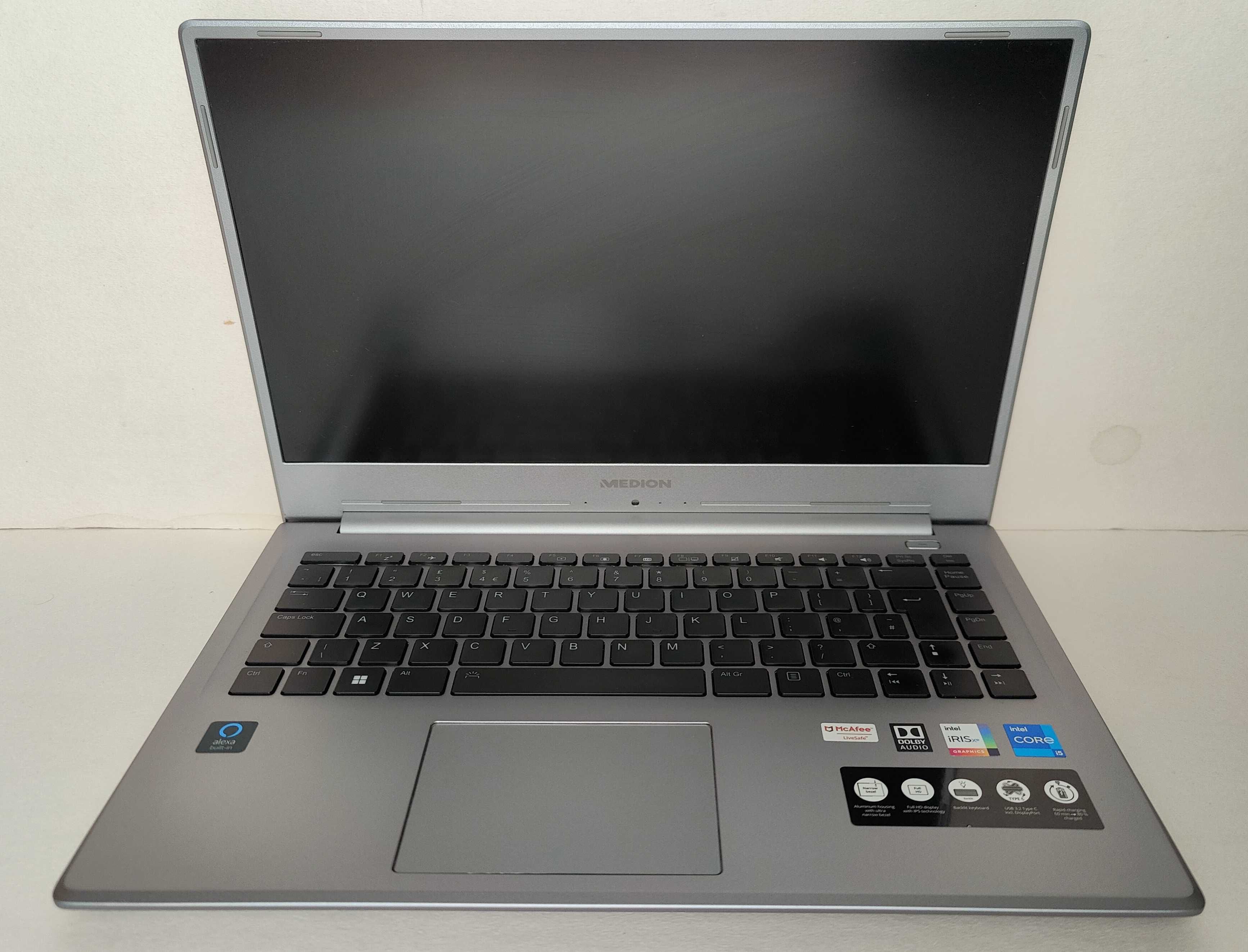 Laptop MEDION S15450/15.6"/i5-1135G7-2.7GHz/8GB/SSD512/Win11/Gw