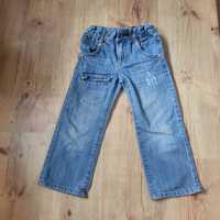 Piękne spodnie jak nowe jeansy roz 104