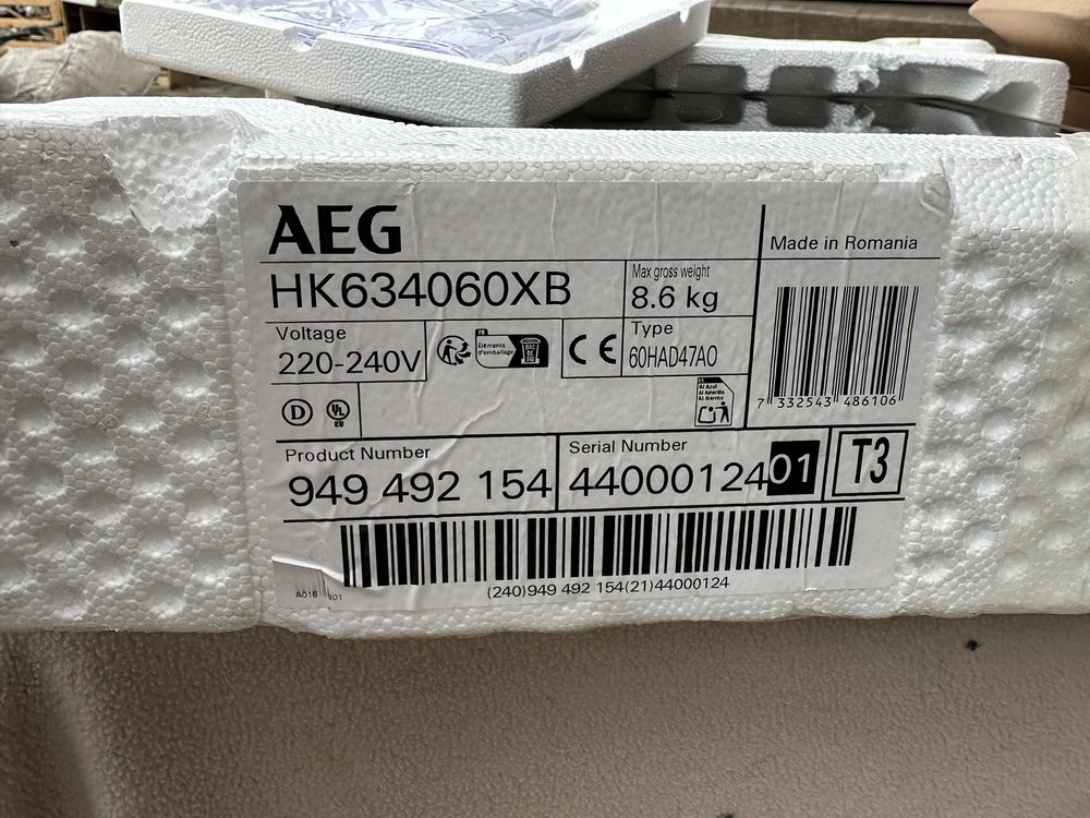 Нова варильна поверхня Aeg HK634060XB