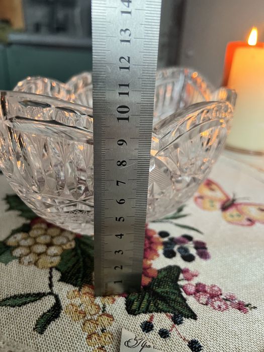 Салатница, хрусталь, Bohemia