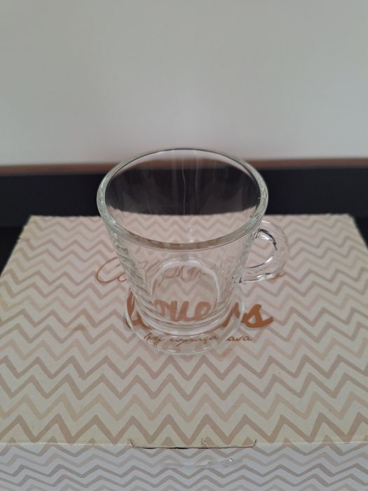 Conjunto de 6 chávenas para cappuccino