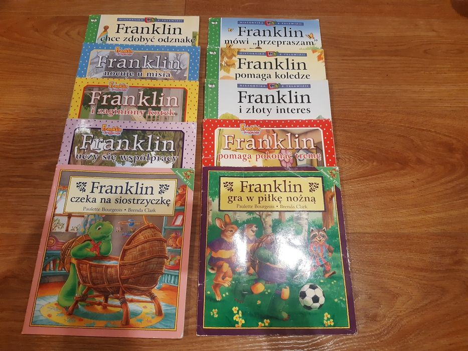 Książki Franklin zestaw -10szt