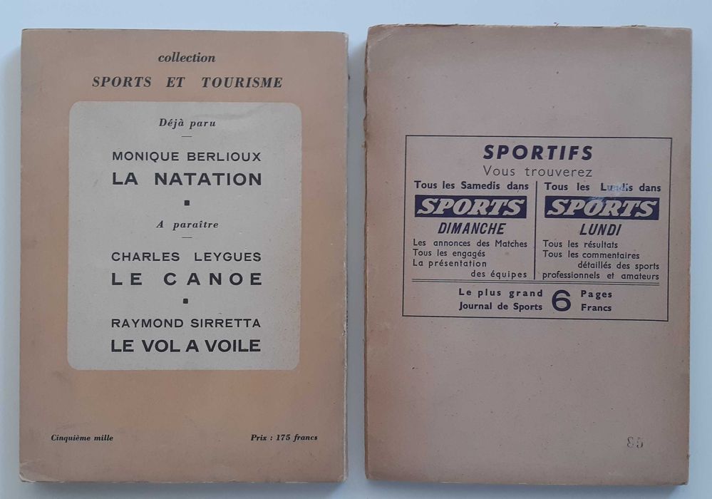 Livros Antigos de Desporto - Le Cyclisme e Football Europeen