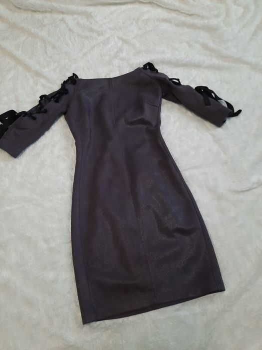 Замшеве жіноче плаття