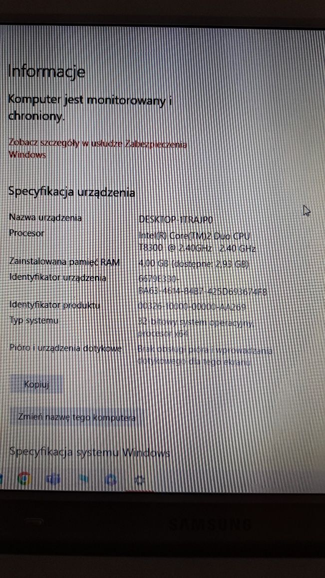 Laptop Samsung r530