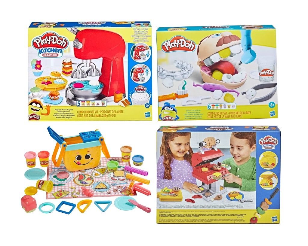 Hasbro Play doh Плей До міксер Містер Зубастик піцца пікнік гриль