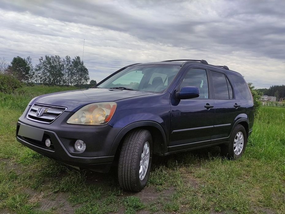 Honda CR-V Honda CR-V 2.4 EX AWD 2005 Granatowy metalik Automat LPG 187kkm