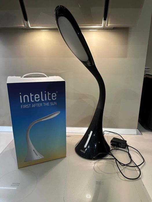 Настільна світлодіодна лампа Intelite Desk lamp 9W Black (DL2-9W-BL)