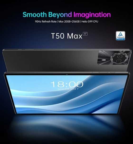 Teclast T50 Max 11`, FHD, 90Hz, G99, 8/256Gb, 8000mA, 18w, LTE, 4динам