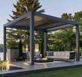 Altana ogrodowa pergola aluminiowa do ogrodu 3x4 300x400