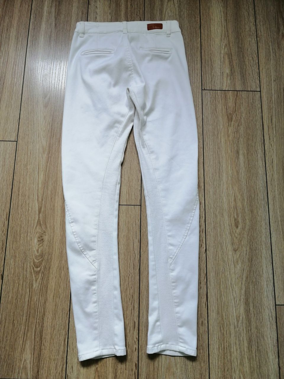 Spodnie białe jeans cotton 8 /36