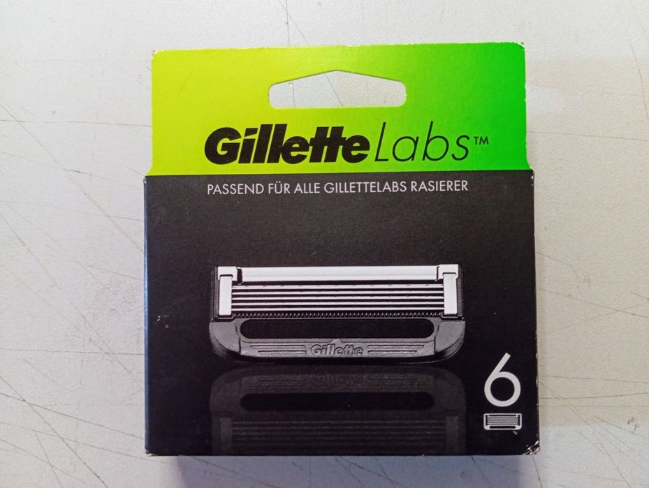 Gillette Labs ostrza wkłady wymienne 6 szt. 100% Orginał