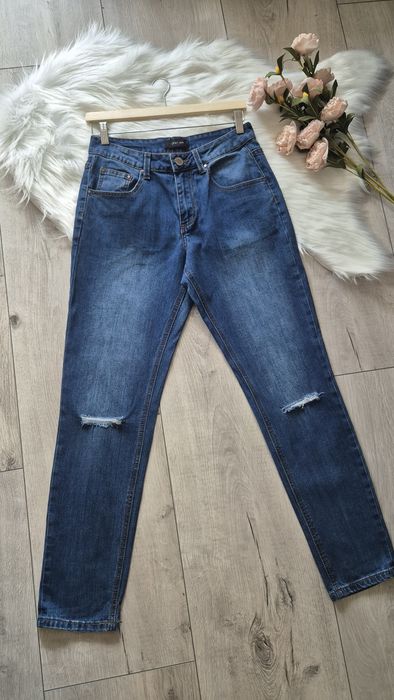 Jeansy Boyfriend, rozmiar 38, Lost Ink, stan bardzo dobry