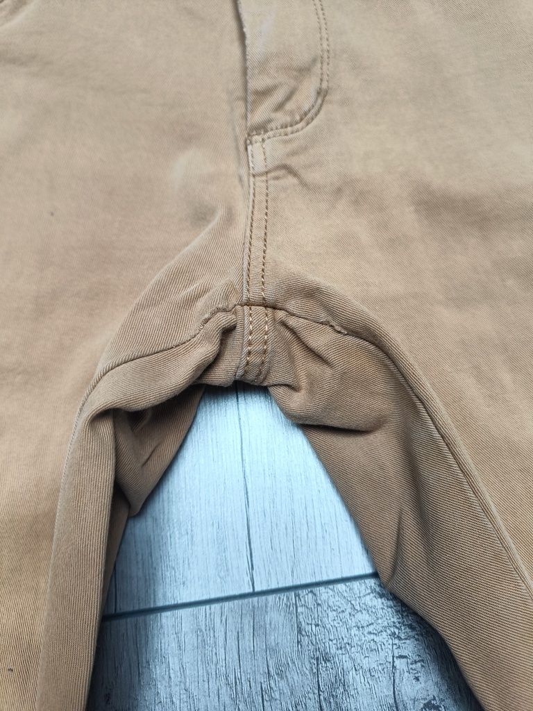 Beżowe spodnie męskie chinosy, Zara, rozmiar 44 / XXL