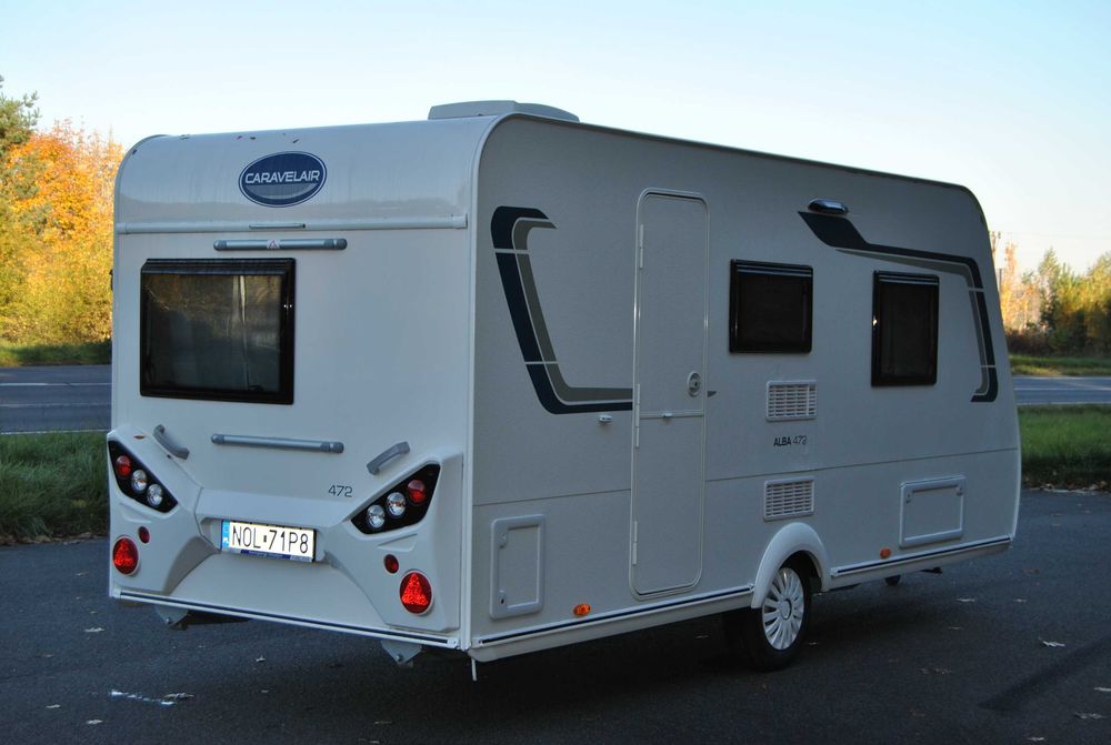 CARAVELAIR ALBA 472 DMC1200kg! Łóżko jak w kamperze! Wnętrze jak nowe!