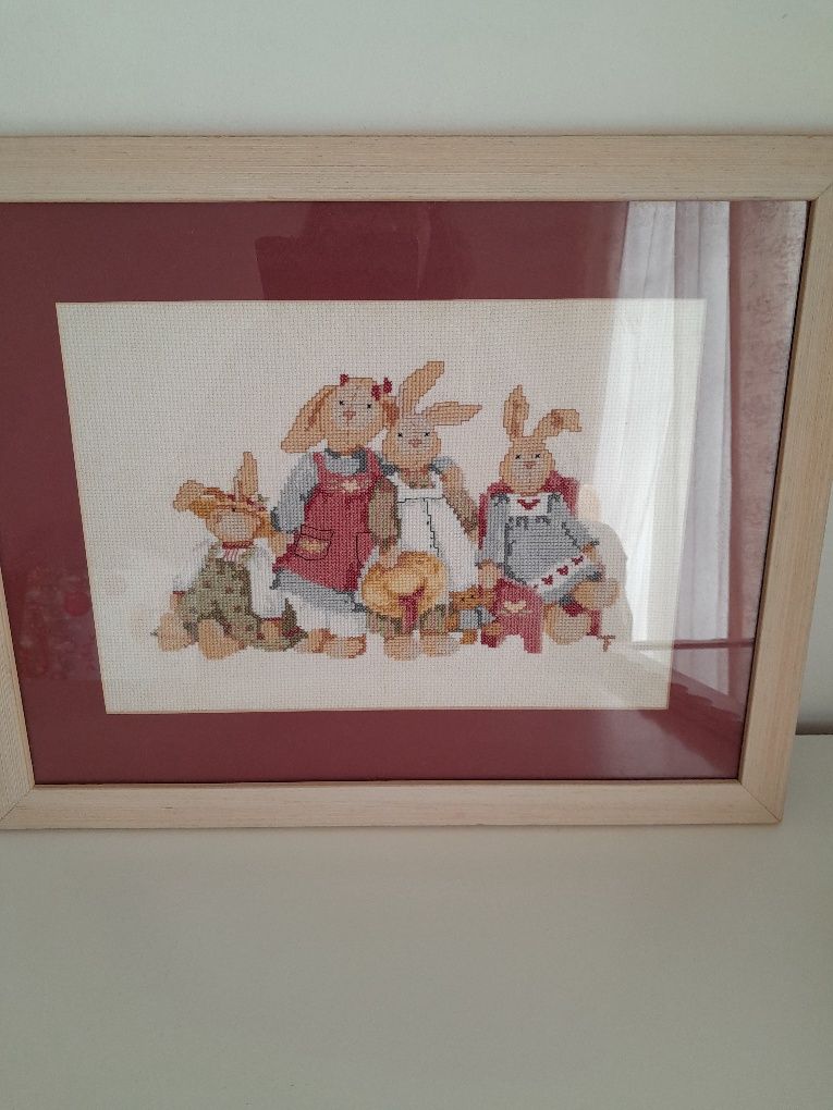 Quadro ponto de cruz muito bonito