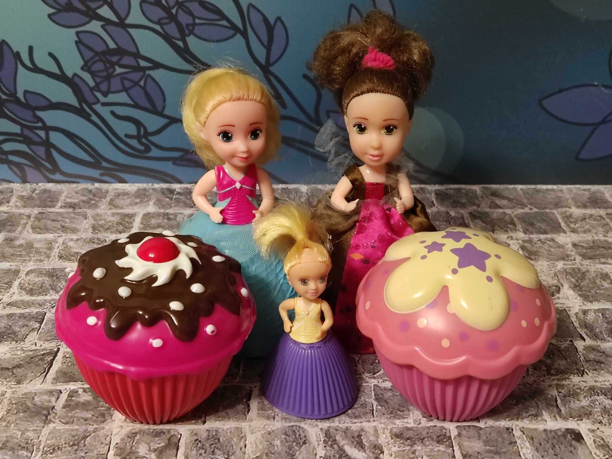 Lalka laleczki babeczki cupcake zestaw