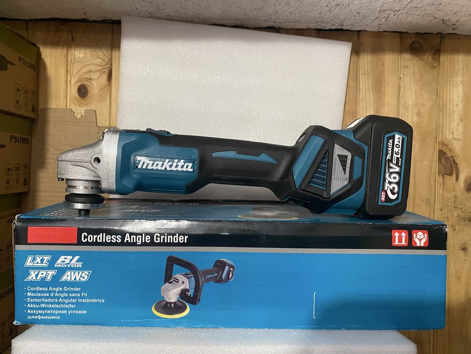 Полірувальна машина акумуляторна Makita 9237B - 5.0A/h - 36V