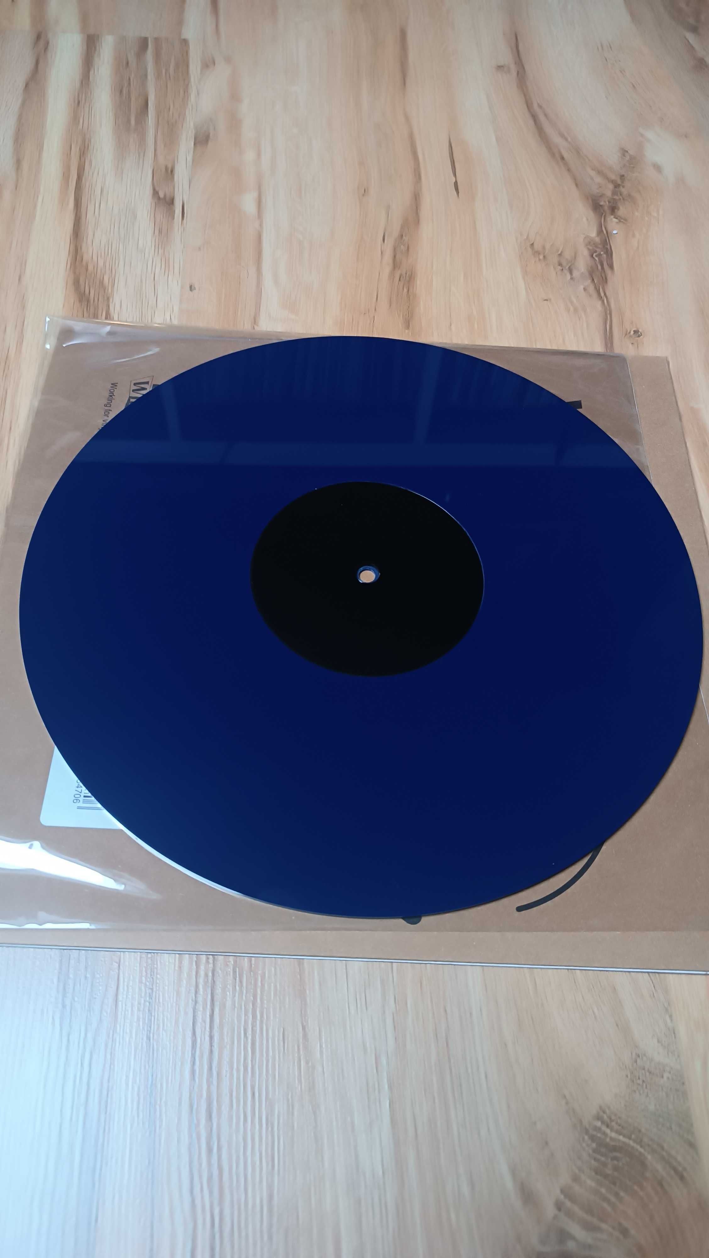 Akrylowa mata gramofonowa W-Mat Acrylic Darka Blue slipmata NOWA