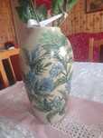 Wazon wysoki ceramiczy wys. 29cm 1 uszczerbek