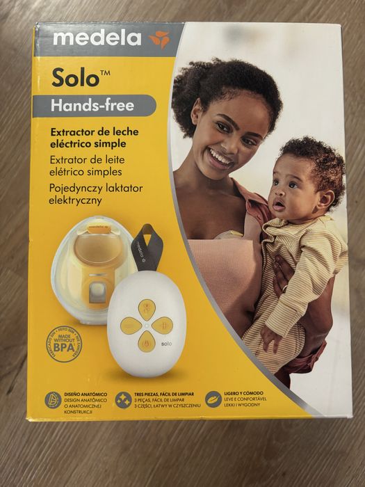 Laktator elektryczny Medela Solo Hands-free + dodatkowe wkładki