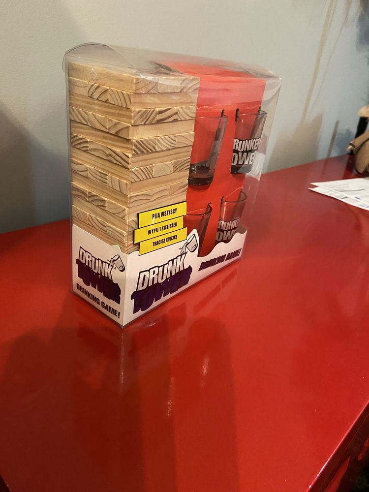 Imprezowa wieża - drunk tower (jenga)