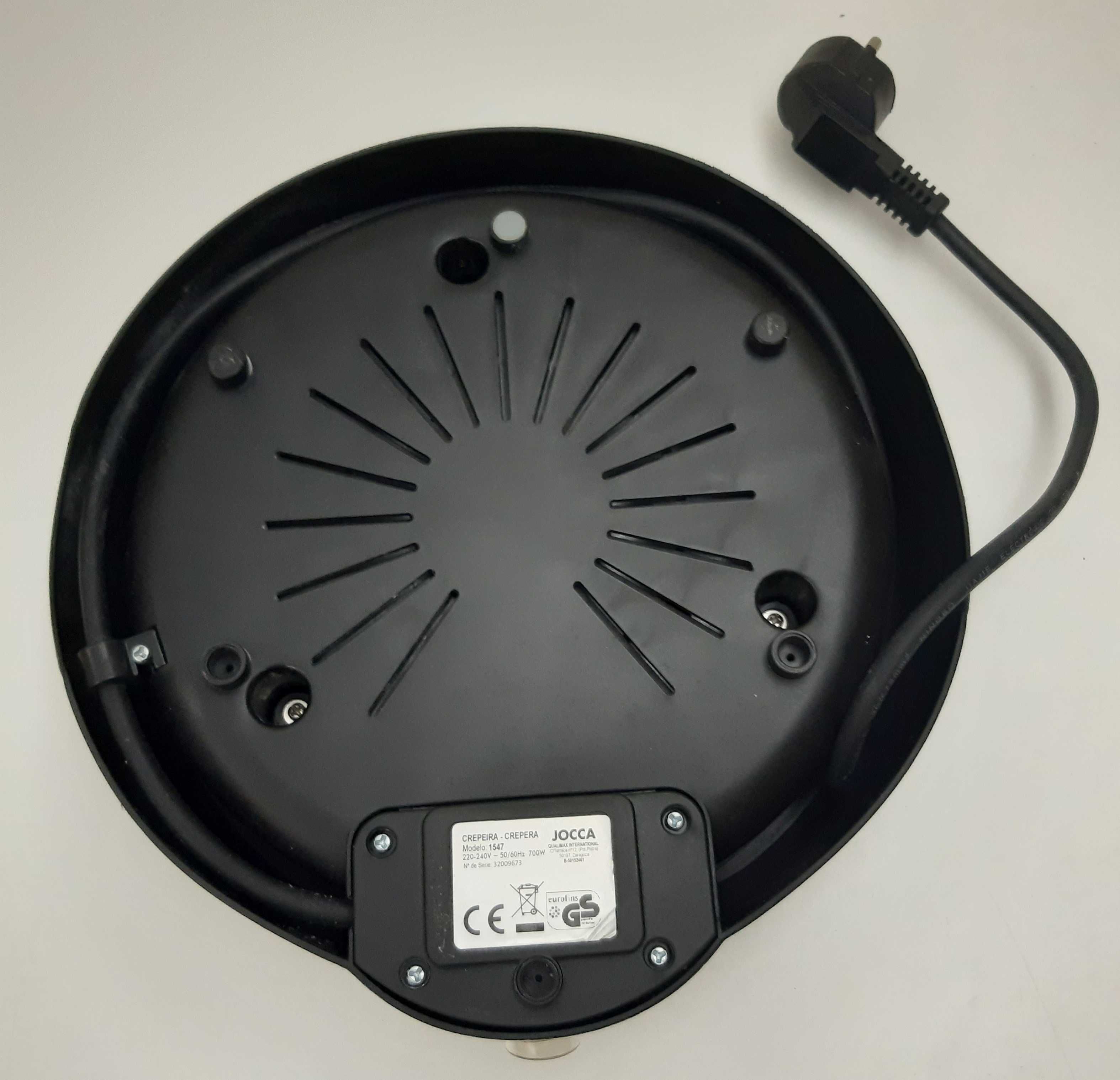 Crepeira Chapa Eléctrica Jocca 700W 23cm Funcional