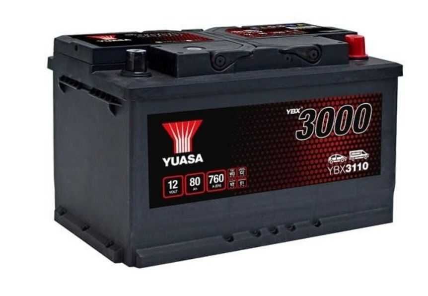 YUASA YBX3110 80Ah 760a Insignia Ford Dost Автомобильный аккумулятор