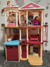 Duzy domek dla lalek barbie