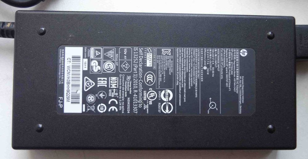 Блок питания для ноутбука HP 19.5V 7.7A HSTNN-CA27 150W зарядка