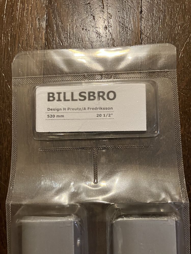 Uchwyt IKEA Billsbro 2 szt. 520 mm stalowy NOWY