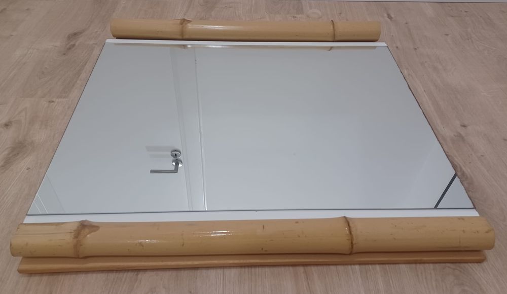 Espelho casa de banho.Bambu