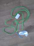Lampa, żyrandol, kabel, loft, spider, zielona dla dzieci